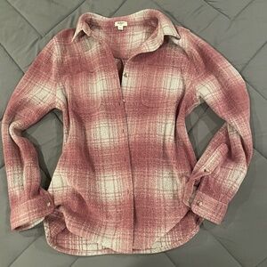 SOLD- Dylan pink plaid shacket